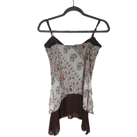 True Light Paisley Sheer Camisole Y2K style - Picture 3 of 10
